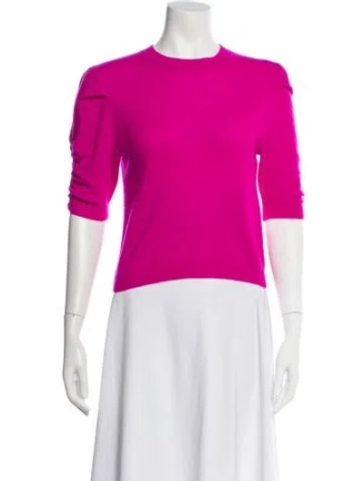 Pre-owned Frame Cashmere Crew Neck Sweater In Pink