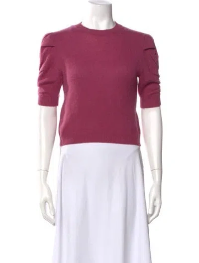 Pre-owned Frame Cashmere Crew Neck Sweater In Pink