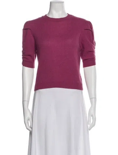 Pre-owned Frame Cashmere Crew Neck Sweater In Pink