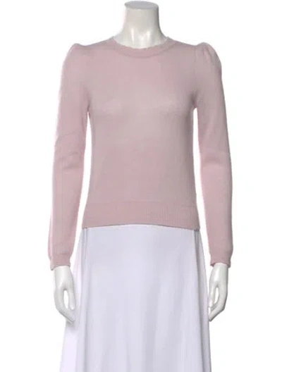 Pre-owned Frame Cashmere Crew Neck Sweater In Pink