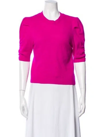 Pre-owned Frame Cashmere Crew Neck Sweater In Pink