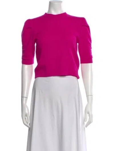 Pre-owned Frame Cashmere Crew Neck Sweater In Pink