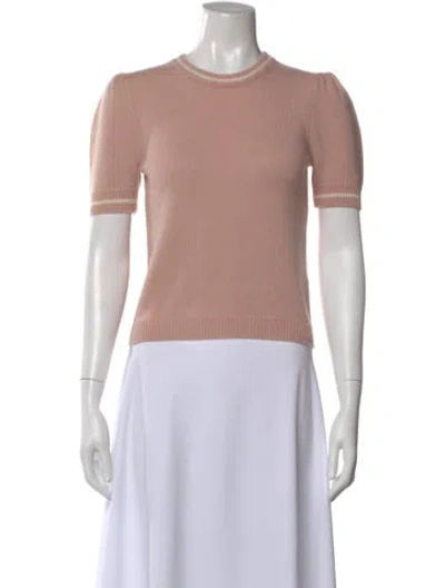 Pre-owned Frame Cashmere Crew Neck Sweater In Pink