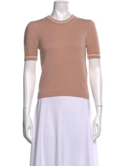 Pre-owned Frame Cashmere Crew Neck Sweater In Pink