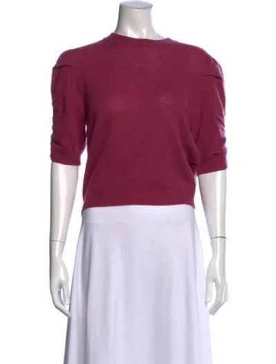 Pre-owned Frame Cashmere Crew Neck Sweater In Pink