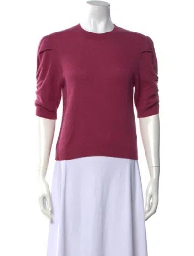 Pre-owned Frame Cashmere Crew Neck Sweater In Pink