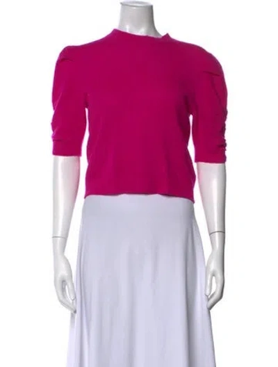 Pre-owned Frame Cashmere Crew Neck Sweater In Pink