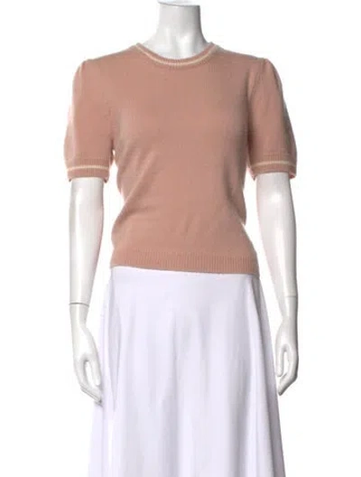 Pre-owned Frame Cashmere Crew Neck Sweater In Pink