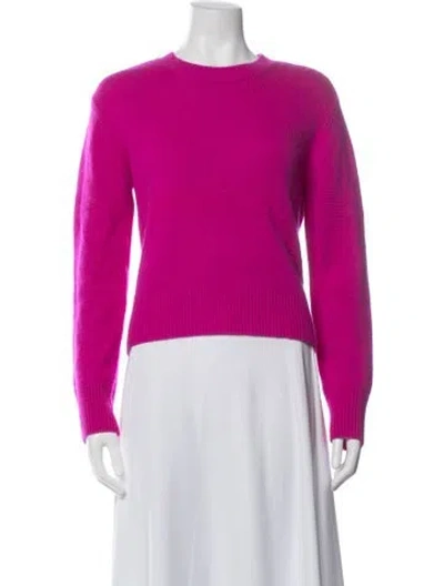 Pre-owned Frame Cashmere Crew Neck Sweater In Pink