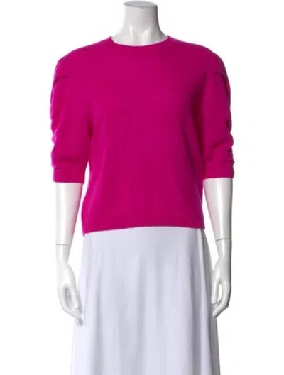 Pre-owned Frame Cashmere Crew Neck Sweater In Pink