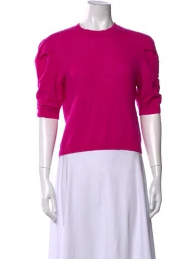Pre-owned Frame Cashmere Crew Neck Sweater In Pink