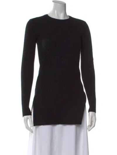 Pre-owned Frame Cashmere Crew Neck Sweater W/ Tags In Black
