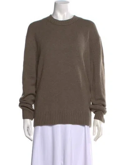Pre-owned Frame Cashmere Crew Neck Sweater W/ Tags In Brown