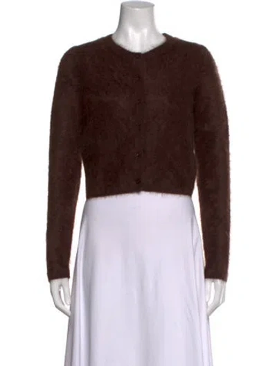 Pre-owned Frame Cashmere Crew Neck Sweater W/ Tags In Brown