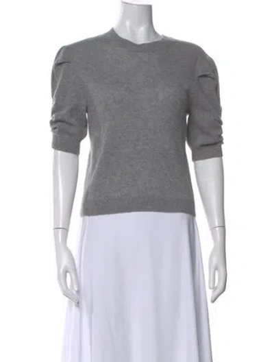 Pre-owned Frame Cashmere Crew Neck Sweater W/ Tags In Gray