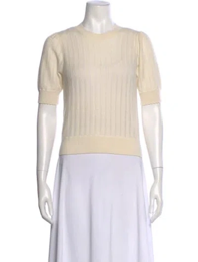 Pre-owned Frame Cashmere Crew Neck Sweater W/ Tags In Neutral