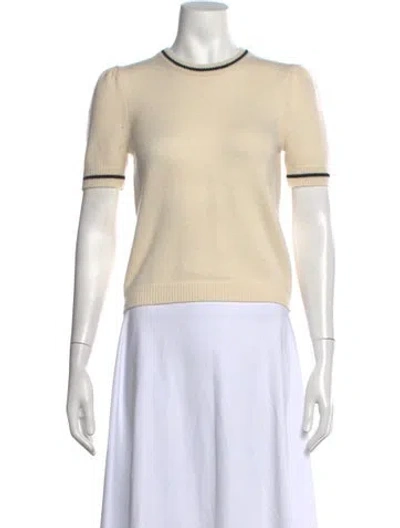 Pre-owned Frame Cashmere Crew Neck Sweater W/ Tags In Neutrals