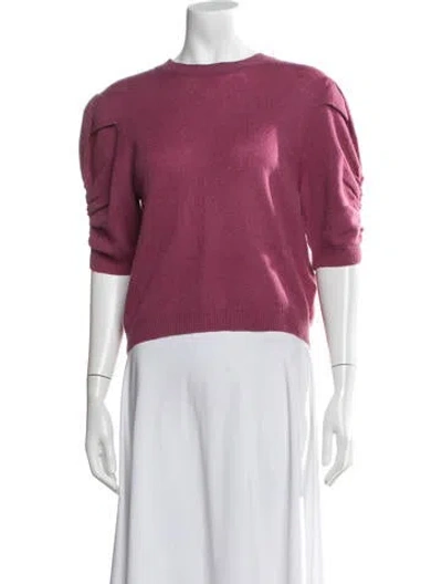 Pre-owned Frame Cashmere Crew Neck Sweater W/ Tags In Pink
