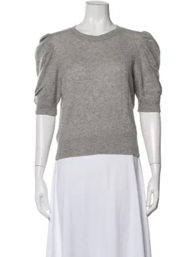 Pre-owned Frame Cashmere Crew Neck Sweater In White
