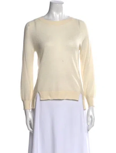 Pre-owned Frame Cashmere Crew Neck Sweatshirt In Neutral