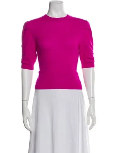 Pre-owned Frame Cashmere Crew Neck Top In Pink