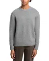 Frame Cashmere Crewneck Sweater In Gray