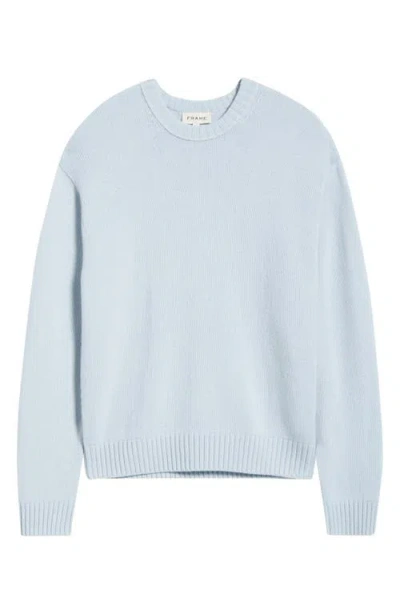 Frame Cashmere Crewneck Sweater In Blue
