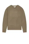 Frame Cashmere Crewneck Sweater In Brown