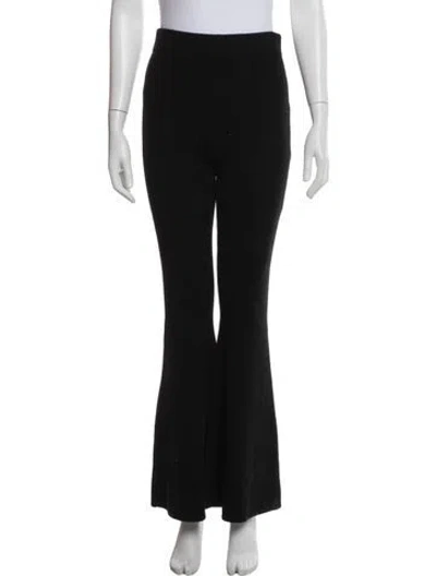 Pre-owned Frame Cashmere Flared Pants In Black