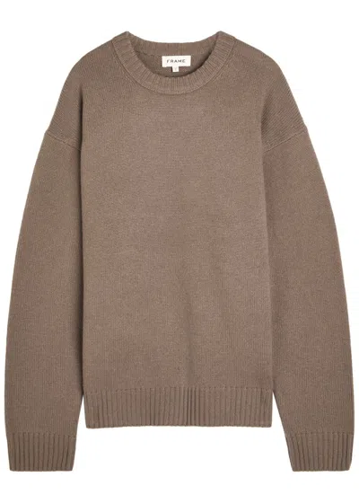 Frame Cashmere Jumper In Brown