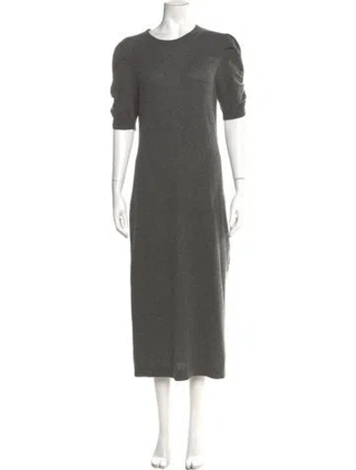 Pre-owned Frame Cashmere Long Dress W/ Tags In Gray