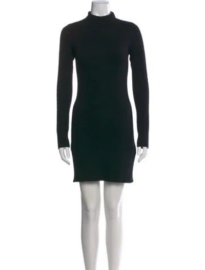 Pre-owned Frame Cashmere Mini Dress In Black