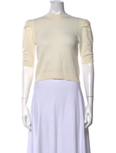 Pre-owned Frame Cashmere Mock Neck Sweater In Neutrals