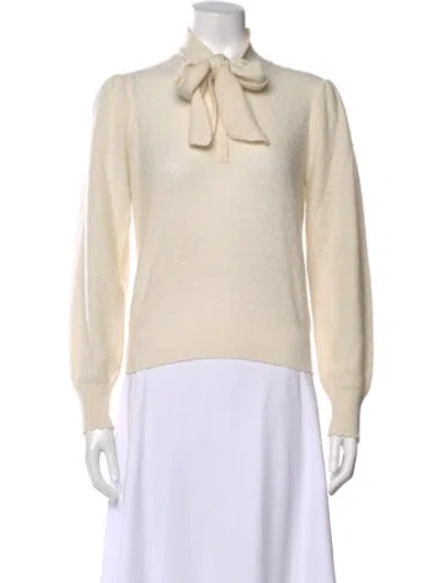 Pre-owned Frame Cashmere Patterned Sweater In Neutral