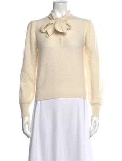 Pre-owned Frame Cashmere Patterned Sweater In Neutral