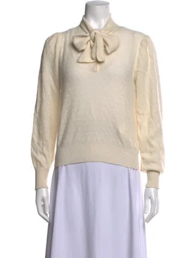 Pre-owned Frame Cashmere Patterned Sweater In Neutrals