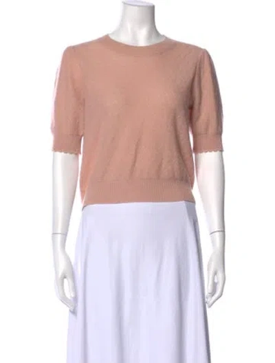 Pre-owned Frame Cashmere Patterned Sweater In Pink