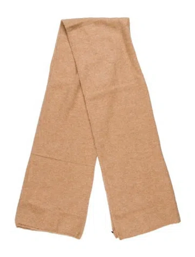 Pre-owned Frame Cashmere Printed Scarf W/ Tags In Neutral