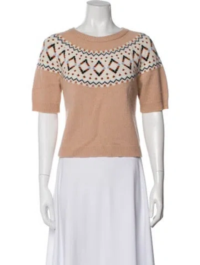 Pre-owned Frame Cashmere Printed Sweater In Multi