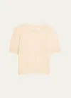 Frame Cashmere Puff-sleeve Sweater In Cream