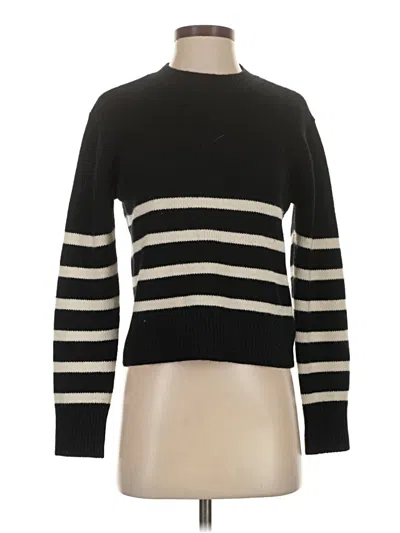 Pre-owned Frame Cashmere Pullover Sweater In Black