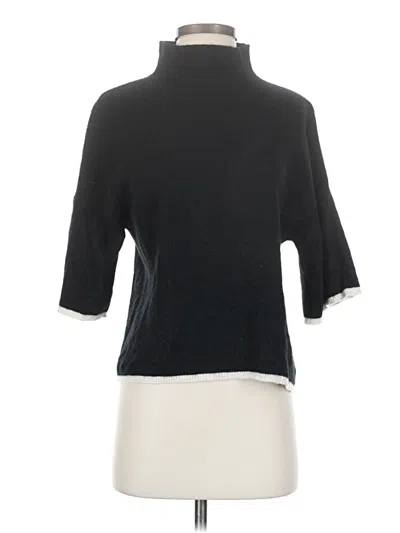 Pre-owned Frame Cashmere Pullover Sweater In Black