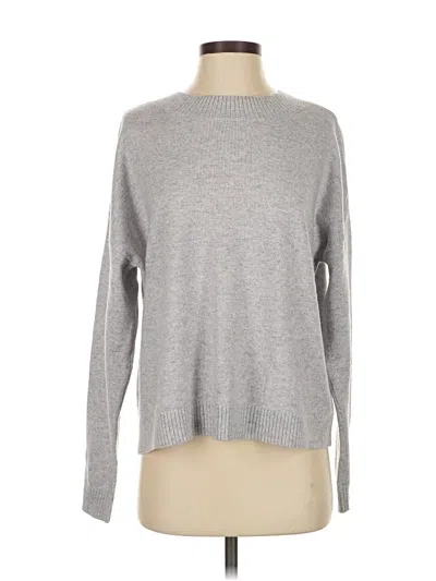 Pre-owned Frame Cashmere Pullover Sweater In Gray