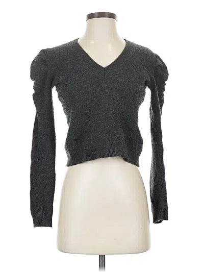 Pre-owned Frame Cashmere Pullover Sweater In Gray