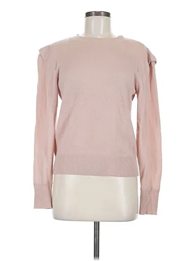 Pre-owned Frame Cashmere Pullover Sweater In Pink