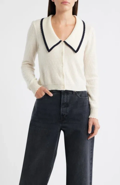 Frame Cashmere Sailor Cardigan In Multi