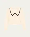 Frame Cashmere Sailor Cardigan In Neutral