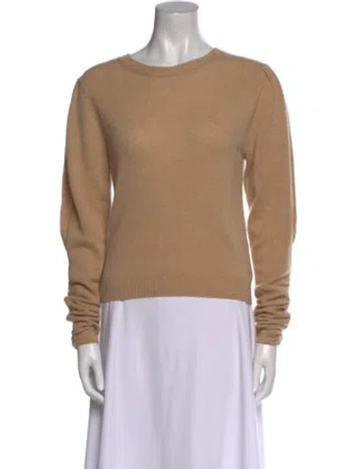 Pre-owned Frame Cashmere Scoop Neck Sweater In Brown
