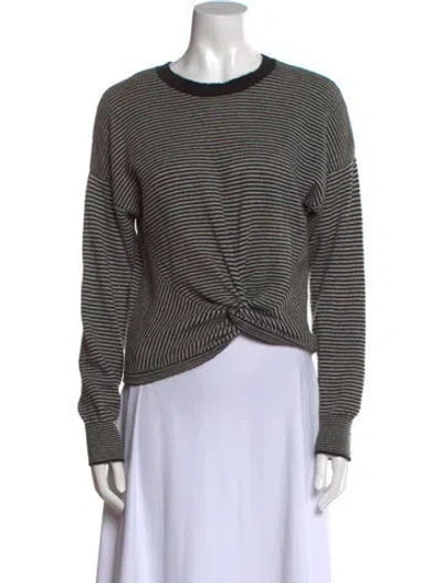 Pre-owned Frame Cashmere Scoop Neck Sweater In Multi
