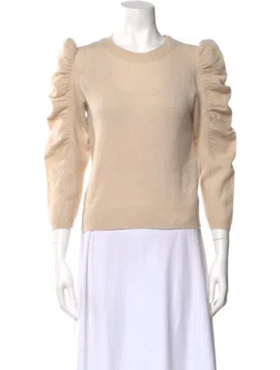 Pre-owned Frame Cashmere Scoop Neck Sweater In Neutral